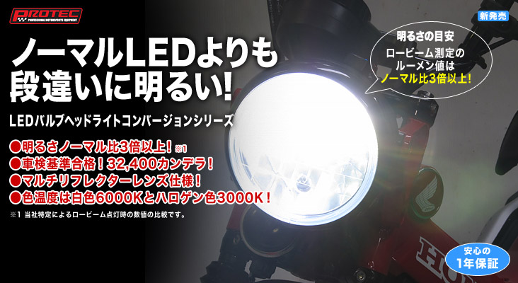 【ZX-10R】【ZX-6R】【CBR600RR】PROTECヘッドライト