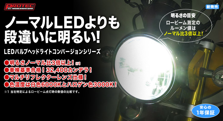 LBHシリーズ[モンキー125用 LEDマルチリフレクターヘッドライトキット 